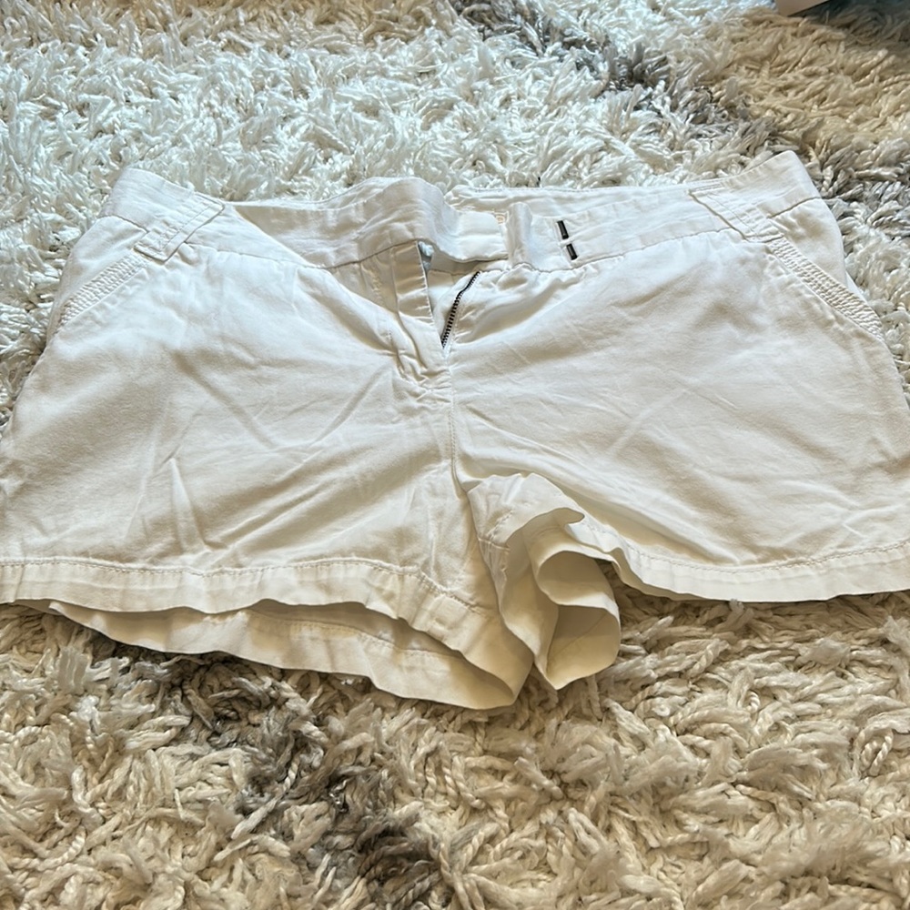 J.Crew  Chino White Shorts